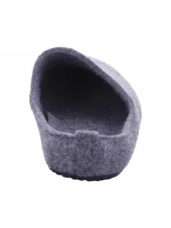 Pantoffel in grau