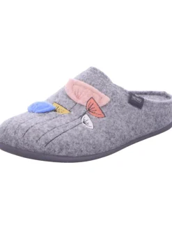 Pantoffel in grau