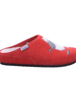 Pantoffel in rot