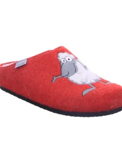 Pantoffel in rot