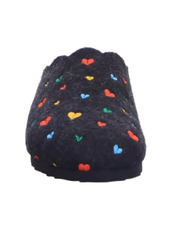 Pantoffel in schwarz