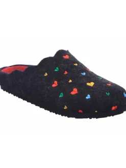 Pantoffel in schwarz