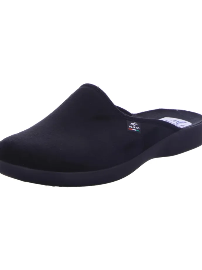 Pantoffel in schwarz