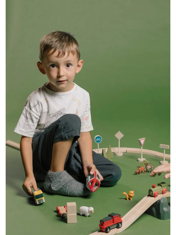 Pantoffel "Juno" in graumele