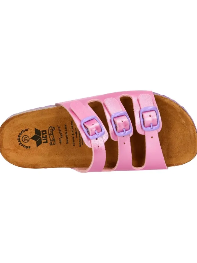 Pantolette "Bioline Kids" in Rosa