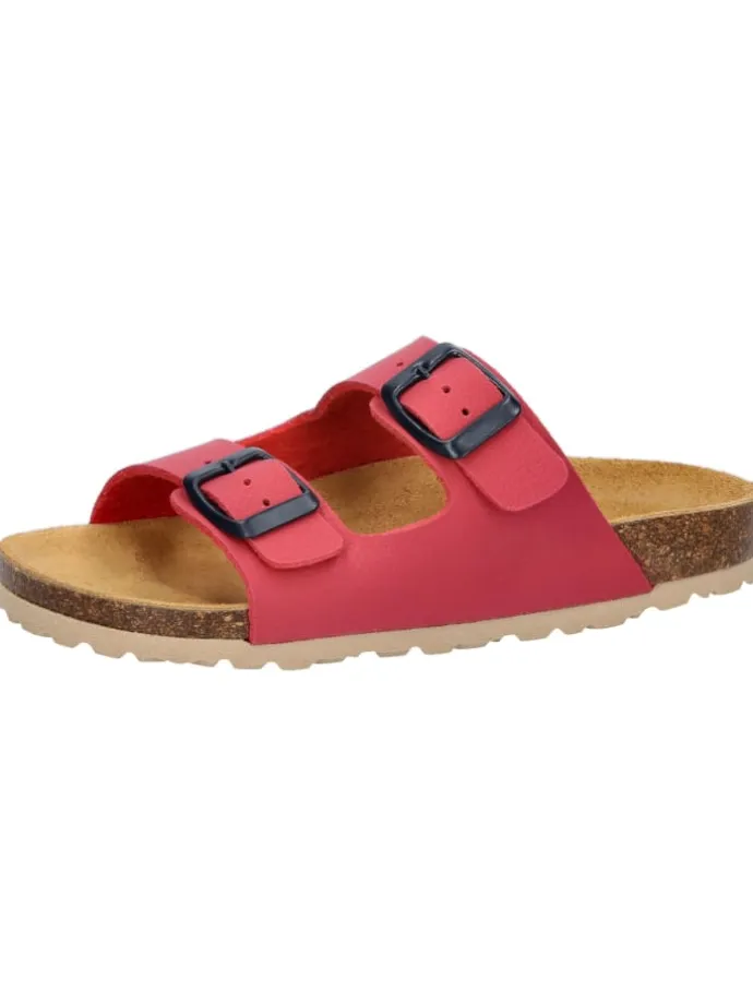 Pantolette "Bioline Kids" in Rot