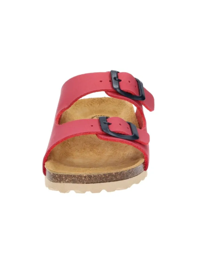 Pantolette "Bioline Kids" in Rot