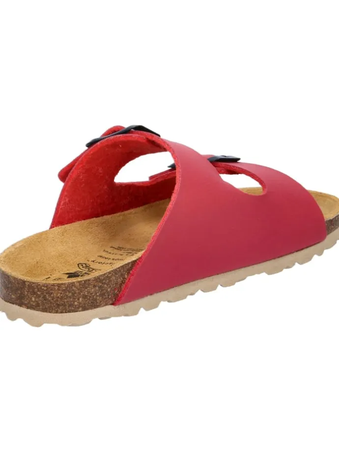 Pantolette "Bioline Kids" in Rot