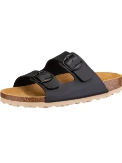 Pantolette "Bioline Kids" in Schwarz