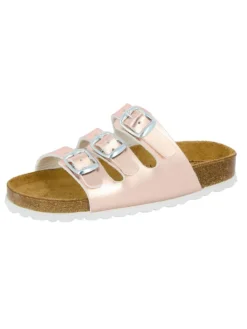 Pantolette "Bioline Kids Shine" in Rosa