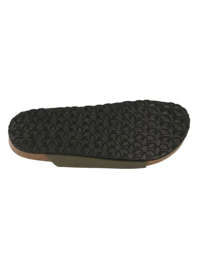 Pantolette "Bioline Metal" in Grün