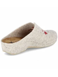 Pantolette in beige