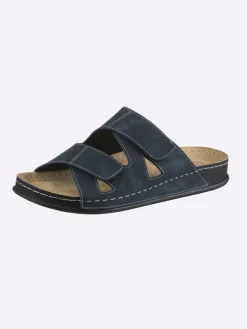 Pantolette in jeansblau