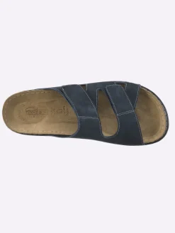 Pantolette in jeansblau