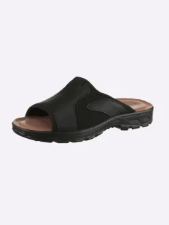 Pantolette in schwarz