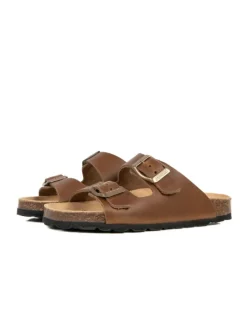 Pantoletten in braun