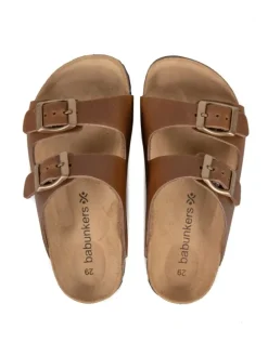 Pantoletten in braun