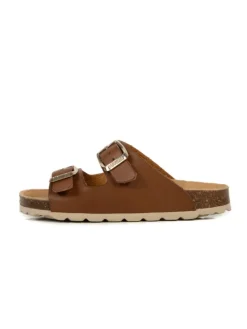 Pantoletten in braun