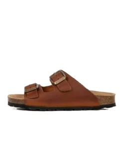 Pantoletten in braun