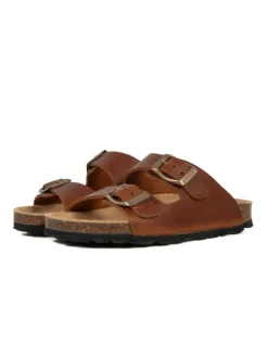 Pantoletten in braun