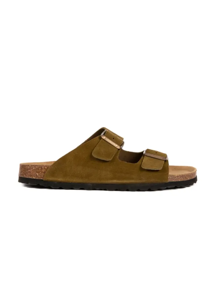 Pantoletten in grün