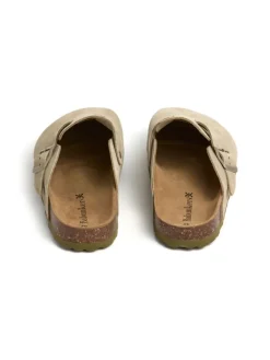 Pantoletten in khaki