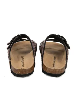 Pantoletten in schwarz