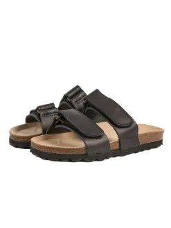 Pantoletten in schwarz