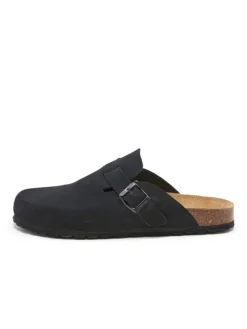 Pantoletten in schwarz