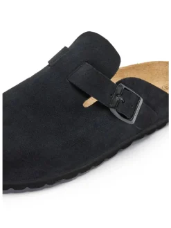 Pantoletten in schwarz