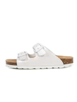 Pantoletten in weiß