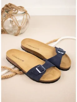 Pantoletten BARTON in blau