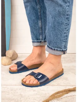 Pantoletten BARTON in blau