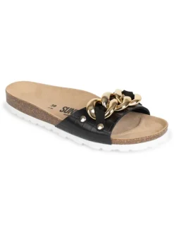 Pantoletten "Bauloise" in Schwarz