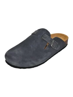 Pantoletten Blog Afelpado in blau