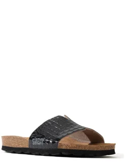 Pantoletten "Djeelia" in Schwarz