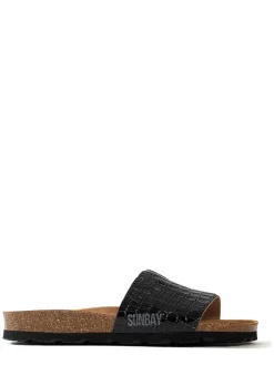 Pantoletten "Djeelia" in Schwarz