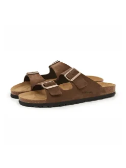 Pantoletten GRANT in braun