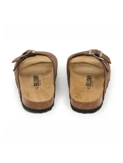 Pantoletten GRANT in braun