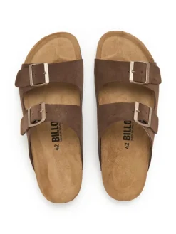 Pantoletten GRANT in braun