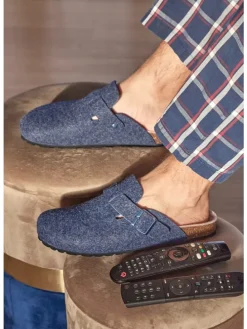 Pantoletten HOME FANTASY in blau