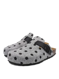 Pantoletten HOME FANTASY in grau