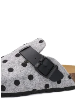 Pantoletten HOME FANTASY in grau