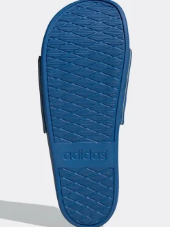 Pantoletten in Blau/ Dunkelblau