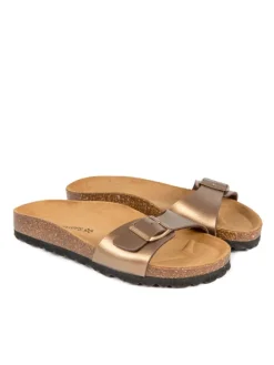 Pantoletten in Braun