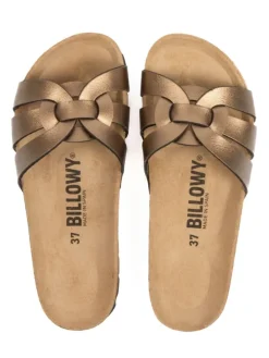 Pantoletten in Braun