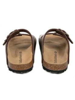 Pantoletten in Braun