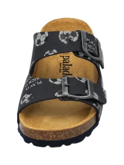 Pantoletten in dunkelblau 20-4584