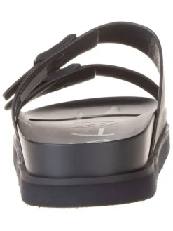 Pantoletten in Dunkelblau