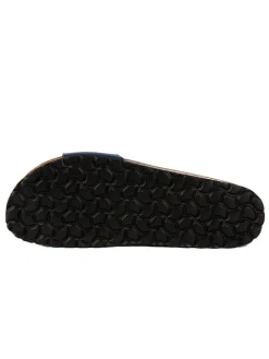 Pantoletten in Dunkelblau